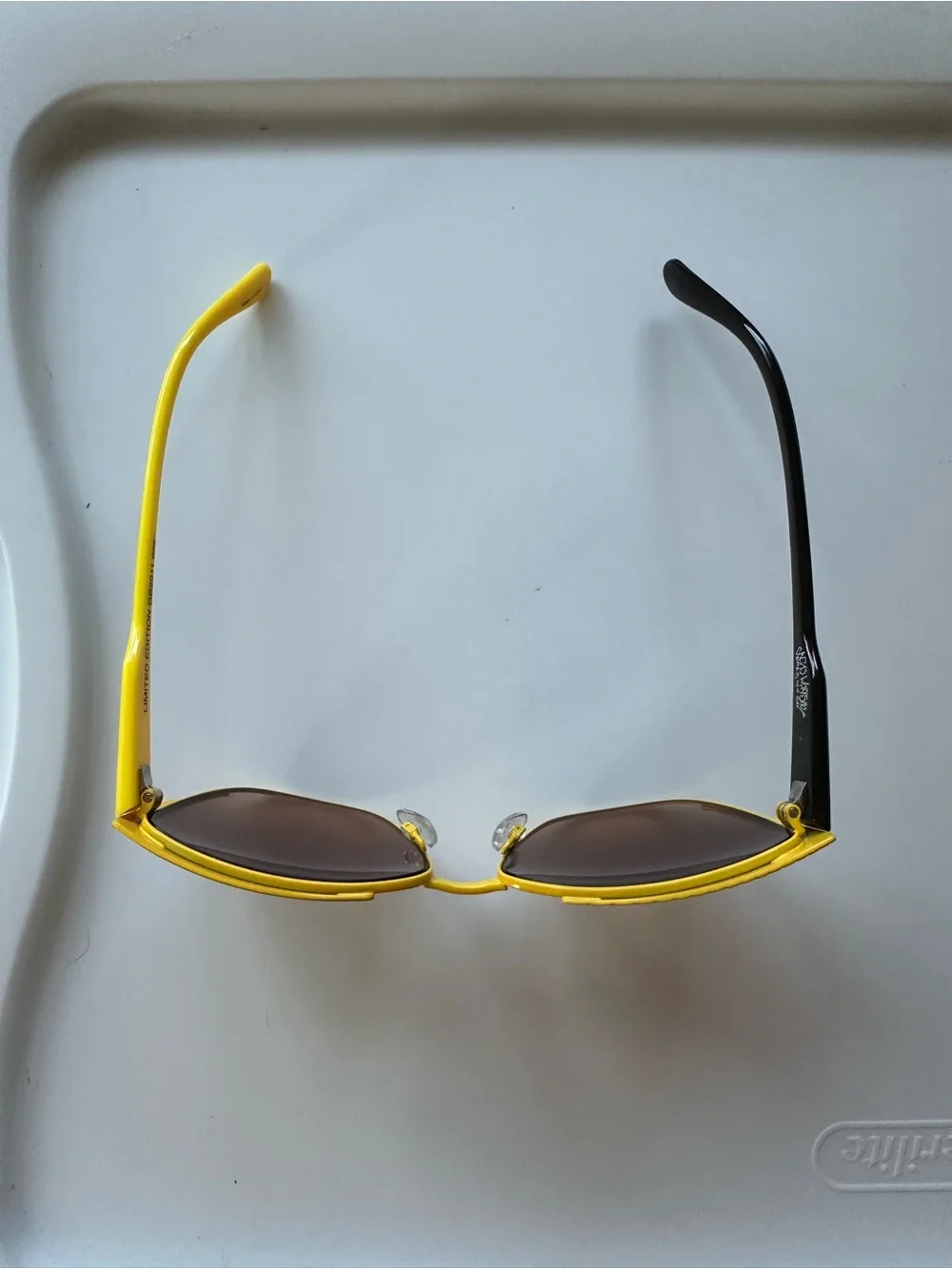 Gaga’s Workshop Limited Edition Yellow and Black Sunglasses Barney’s New York